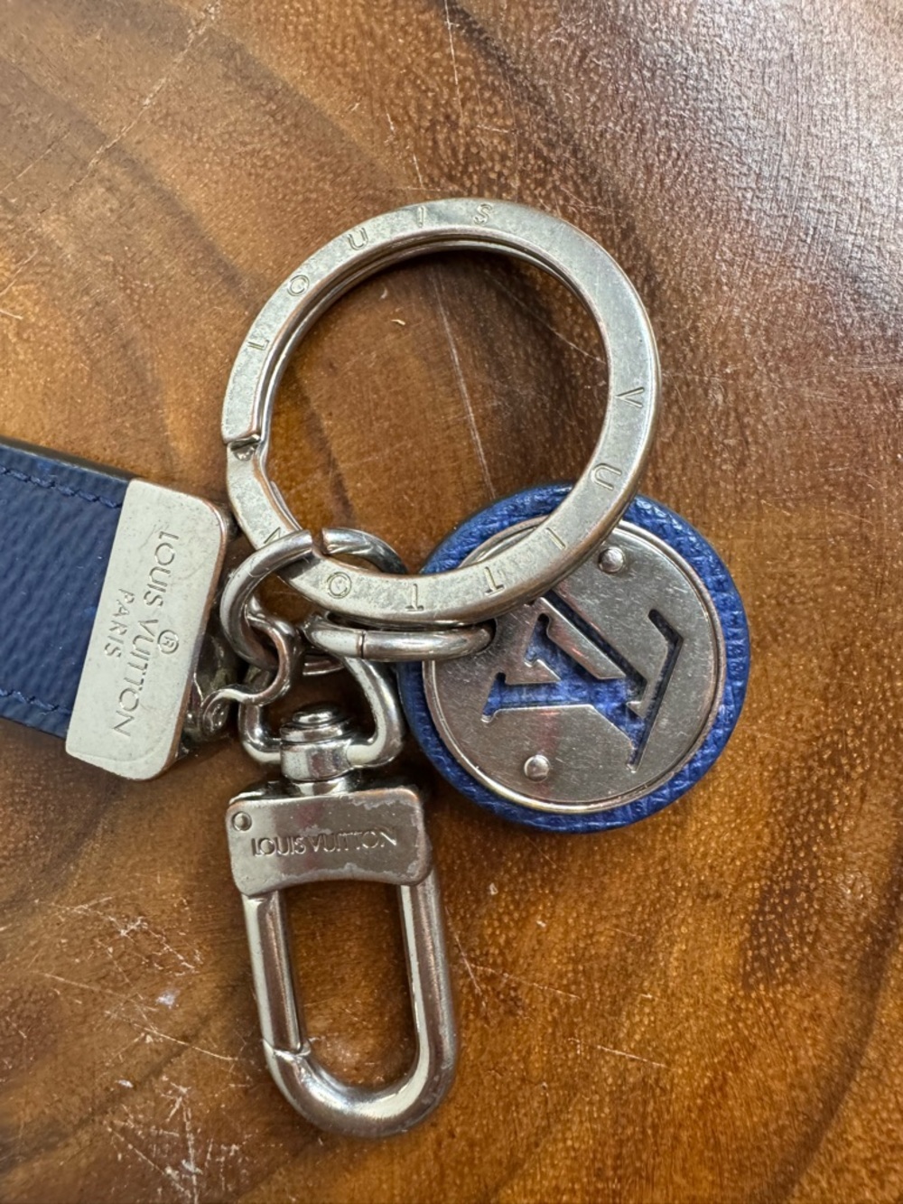 LUIS VUITTON Neo LV Club Bag Charm And Key Holder in Cobalt Monogram Canvas. - Picture 2 of 8